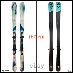 #1262 K2 Superific Womens Skis 160 cm with Marker Fastrak 10 ADJUST Bindings
