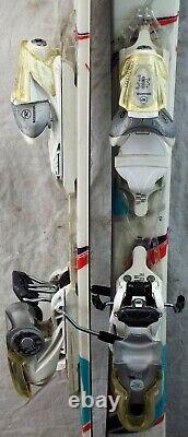 14-15 Rossignol Unique Used Women's Demo Skis withBinding Size 142cm #230398
