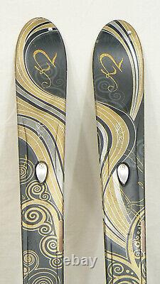 149 cm K2 TNine One Luv All-Mountain Women's Skis with MARKER Adjustable Bindings