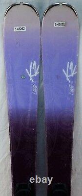 15-16 K2 LUVit 76 Used Women's Demo Skis withBindings Size 142cm #545262