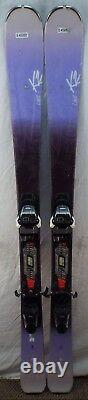 15-16 K2 LUVit 76 Used Women's Demo Skis withBindings Size 142cm #545262