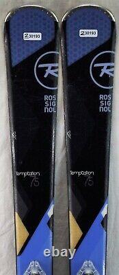 15-16 Rossignol Temptation 75 Used Women's Demo Skis withBinding Size152cm #230193