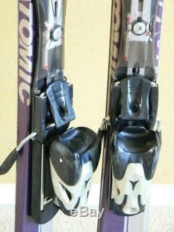 158cm ATOMIC e. 3 E3 All Mountain Women's Skis with Device 310 Adjustable Bindings