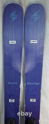 16-17 Blizzard Black Pearl Used Women's Demo Skis withBindings Size 159cm #088816
