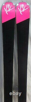 16-17 K2 Luvit 76 Used Women's Demo Skis withBindings Size 163cm #088242