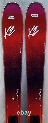 16-17 K2 Ooo La LUV 85 Ti Used Women's Demo Skis withBindings Size 156cm #620100