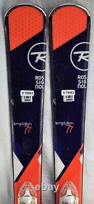 16-17 Rossignol Temptation 77 Used Women's Demo Skis withBinding Size144cm #979063
