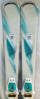 16-17 Salomon Kiana Used Womens Demo Skis withBindings Size 137cm #977154