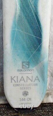 16-17 Salomon Kiana Used Womens Demo Skis withBindings Size 144cm #977325