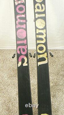 161cm Salomon Lady 161 Freeride All-Mountain Women's Skis with Z10 Bindings
