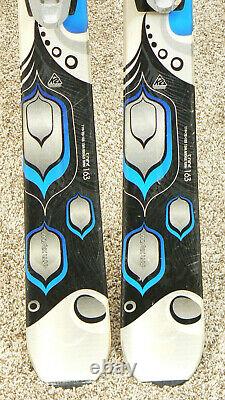 163 cm K2 TNine MISTIC LUV All-Mountain Women's Skis with MARKER MOD 10 Bindings