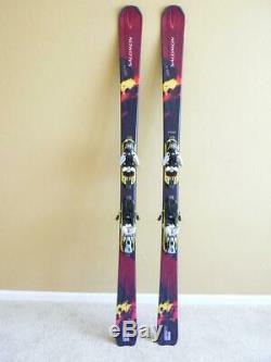 166cm SALOMON Siam No 10 Spaceframe All-Mountain Women's Skis w S810 Ti Bindings