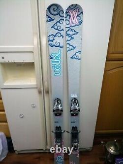 167 cm VOLKL Kenja All-Mountain 2013 Twin-Tip Women's Skis Marker Bindings