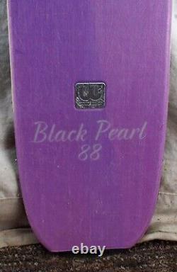 17-18 Blizzard Black Pearl 88 Used Women's Demo Ski withBinding Size 152cm #979333