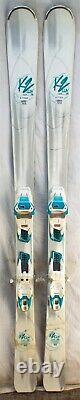 17-18 K2 Luvit 76 Used Women's Demo Skis withBindings Size 163cm #977524