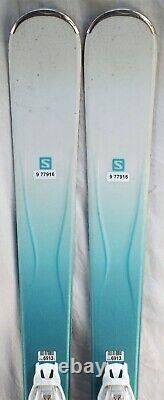17-18 Salomon Kiana Used Womens Demo Skis withBindings Size 151cm #977916