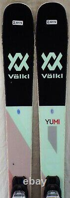 17-18 Volkl Yumi Used Women's Demo Skis withBindings Size 154cm #230174
