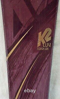 18-19 K2 Tough Luv Used Women's Demo Skis with Bindings Size 160cm #230253