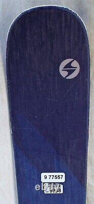19-20 Blizzard Black 88 Used Women's Demo Skis withBindings Size 166cm #977557