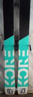 19-20 Head Kore 93 W Used Women's Demo Skis withBindings Size 162cm #977901