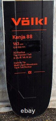 19-20 Volkl Kenja 88 Used Women's Demo Skis withBindings Size 163cm #978286
