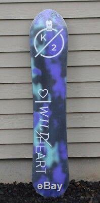 2018 NWT WOMENS K2 WILDHEART 151 SNOWBOARD $500 151 CM tapered directional