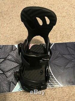 2019 Roxy Ally Women's Snowboard 147 with K2 Bindings All Mountain Used Once