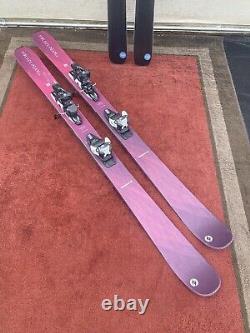 2020 Blizzard Black Pearl 98 Skis 166cm with Salomon Warden 11 Binding MINT