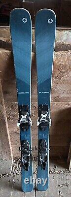 2022 145 cm Blizzard Black Pearl 82 women's skis + Salomon Warden 11 bindings
