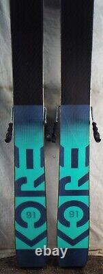 21-22 Head Kore 91 W Used Women's Demo Skis withBindings Size 156cm #978111