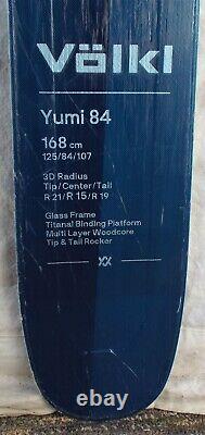 21-22 Volkl Yumi Used Women's Demo Skis withBindings Size 168cm #978147