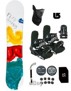 $500 Play 2b1 Snowboard +Bindings Package Men Women Stomp+Leash+Mask+ Burton 3d