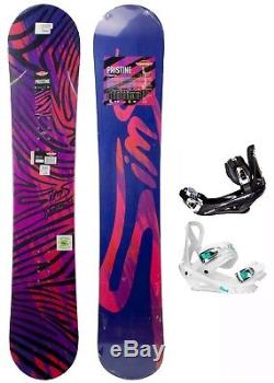 $500 Womens SIMS Pristine Snowboard & Bindings 141CM 147CM 151CM EZ-Rocker Ride
