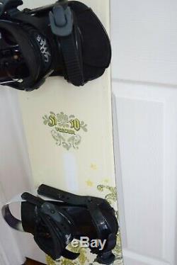 5150 Velour Snowboard Size 153 CM With Large Women Bindings