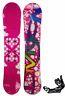 $600 Womens Division Bubbles Snowboard + Bindings Size 140cm Camber Ladies Ride