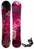 $625 Womens Airwalk Lottaluv Snowboard + Bindings Size 140cm Ladies Camber Ride