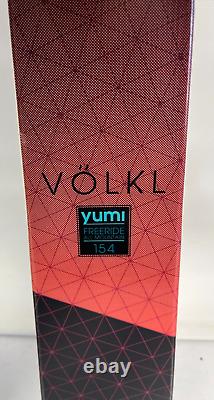 $650 Volkl Yumi Skis + Marker FDT 10 GW Bindings NWOT 154 cm Women's Free Ship