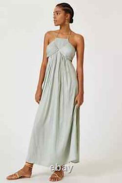 Anthropologie Tie-Back Halter Maxi Dress SIZE 1x new with tag MINT color
