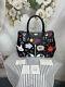 Anya Hindmarch Black Leather All Over Stickers Ebury Tote Bag Mint Rare $3500