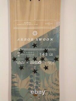 Arbor Swoon Snowboard CAMBER 2017 Women's 143cm All Mountain
