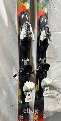 Atomic Affinity Pure 154cm 122-78-101 Rocker Skis Adjustable Bindings TUNED