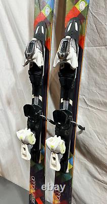 Atomic Affinity Pure 154cm 122-78-101 Rocker Skis Adjustable Bindings TUNED