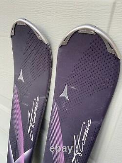 Atomic Cloud 7 skis 149cm with Atomic XTL 9 adjustable bindings And Poles