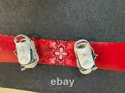 Atomic Tika 149 snowboard & Roxy bindings with woman's Salomon 8 snowboard boots