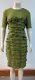 Burberry London Green Mulberry Silk All Over Pleated Dress Us 4 Mint Condtion