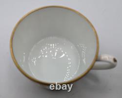 Bernardaud Decor Roseraie Limoges Espresso Cup + Saucer MINT