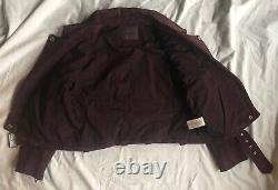 Blank NYC Purple Suede Moto Jacket L, mint condition