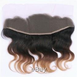 Brazilian Lace Frontal Closure 13x4 Bodywave Straight All Ombre Frontal Fastship