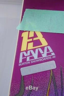 Burton 13 Face Snowboard Size 148 CM With Burton Medium Binding