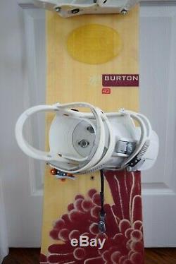 Burton Charger Snowboard Size 142 CM With Burton Medium Binding